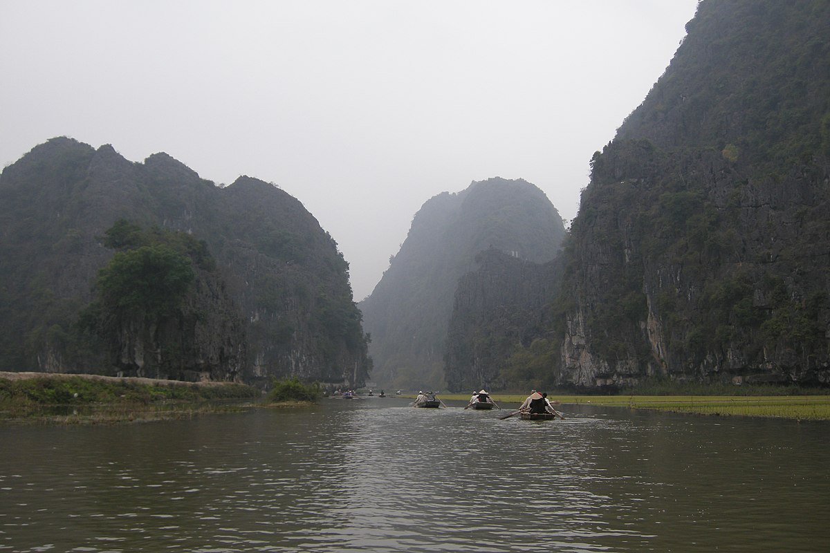 View over the Ninh Binh karst from the Mua Cave viewpoint
